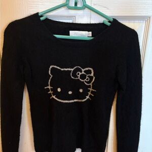 Black Hello Kitty Cashmere Sweater